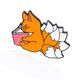 thumbnail image 5 of Nine Tail Fox Broches Dibujos animados Animal Esmalte Ropa Pin Joyería (Estilo 3) Tmvgtek Para estrenar, 5 of 6