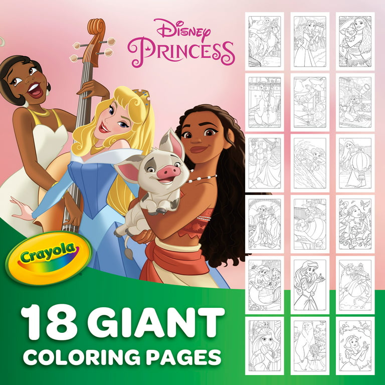 Crayola Giant Coloring Pages - Disney Princess