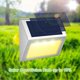 thumbnail image 1 of Luces solares para escalones al aire libre, 3 luces LED de 30 lm más brillantes con energía solar para cubierta, impermeables, de acero inoxidable, para exteriores, para valla, patio, camino, patio, Namotu WMZY-1200, 1 of 7