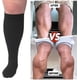 thumbnail image 3 of Medias de compresión de talla grande de 20 a 30 mmHg para hombres y mujeres, pantorrilla ancha, extragrandes, 3 of 5