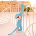 thumbnail image 6 of KOYPTL Long Arm Hanging Monkey Stuffed Animals,Curtain Monkey Plush Toy Birthday Christmas Gifts for Kids (24Inch,Blue), 6 of 7