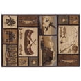 thumbnail image 3 of Nature Novelty 2' x 3' Brown and Beige Polypropylene Indoor Area Rug, 3 of 7
