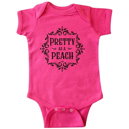 

Inktastic Pretty as a Peach Gift Baby Girl Bodysuit