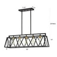 thumbnail image 6 of CHLOE Ironclad Industrial 5 Light Black Island Pendant Ceiling Fixture 35", 6 of 11