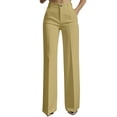 thumbnail image 3 of Cutuoiiu Plus Size Womens Solid Color High Waist Straight Leg Suit Trousers with Pockets Gifts, 3 of 7