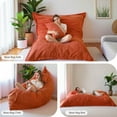 thumbnail image 5 of GOODONE Bean Bag Chair with Pillow,3-in-1 Convertible Bean Bag Bed with Removable Cover for Adult,Corduroy Floor Lounger,Suitable for Living Room and Bedroom,Orange, 5 of 8