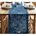 thumbnail image 1 of Vargottam Decorative Table Runner - Double-Layered Cotton - 14 x 108 Inch with Elegant Border - Durable, Eco-Friendly - For Rustic, Boho & Modern Dcor - Floral, 1 of 6