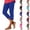 #02 Blue, variant on Capri Leggings for Women Pull on Stretch Cropped Pants Slim Fit Soft Knit Lounge Bottom Everyday Wear Casual Comfy,S,#02 Black