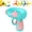 Blue, variant on Cat Toy Propeller Launcher, Interactive Flying Propeller Cat Toy with Colorful Flying Propellers, Chasing & Hunting Training Toy for Kittens