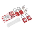 thumbnail image 1 of Kit De Bloqueo Y Etiquetado, Candado Con Etiqueta Loto, Kit Loto Eléctrico De Alta Resistencia, Seguro Para Productos Químicos Industriales, 1 of 7