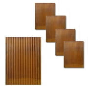 Corrugated Metal Wainscoting Wall Panel 5-Pack - Antique (Grey) - 36 Height