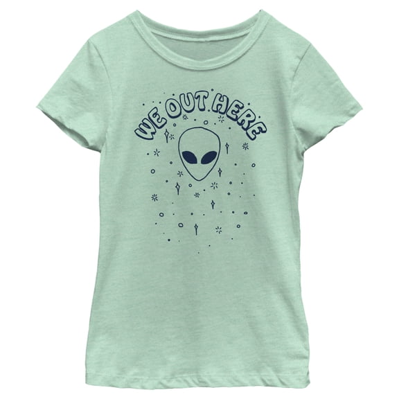 Girl's Lost Gods Alien We Out  Graphic T-Shirt