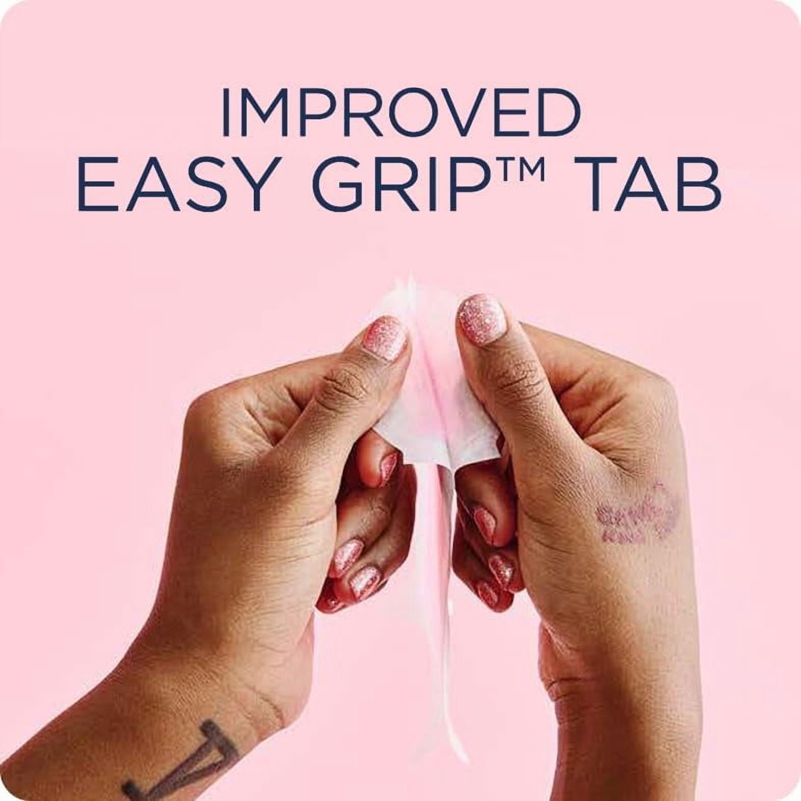 Veet® Easy-Gel™ Bandes de Cire pour Jambes et Corps, Peau Sèche, 40 unités + 4 Lingettes