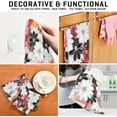 thumbnail image 7 of Coolnut Soft Absorbent Reusable Kitchen Towels, Set of 4|28x18 in, Colorful Flowers Dining Kitchen Living Room Tea Towels Dish Towels Decorative Towels Washcloth Gift, 7 of 7