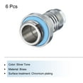 thumbnail image 3 of Uxcell Hose Barb Fittings G1/4 x 11mm Thread Male Brass Pipe Fitting Adapter for Water Cooling System Pack of 6, 3 of 4
