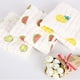thumbnail image 4 of Toalla de saliva infantil de algodón de seis capas de gasa de algodón, 12 piezas de patrón aleatorio, 30 x 30, 4 of 5
