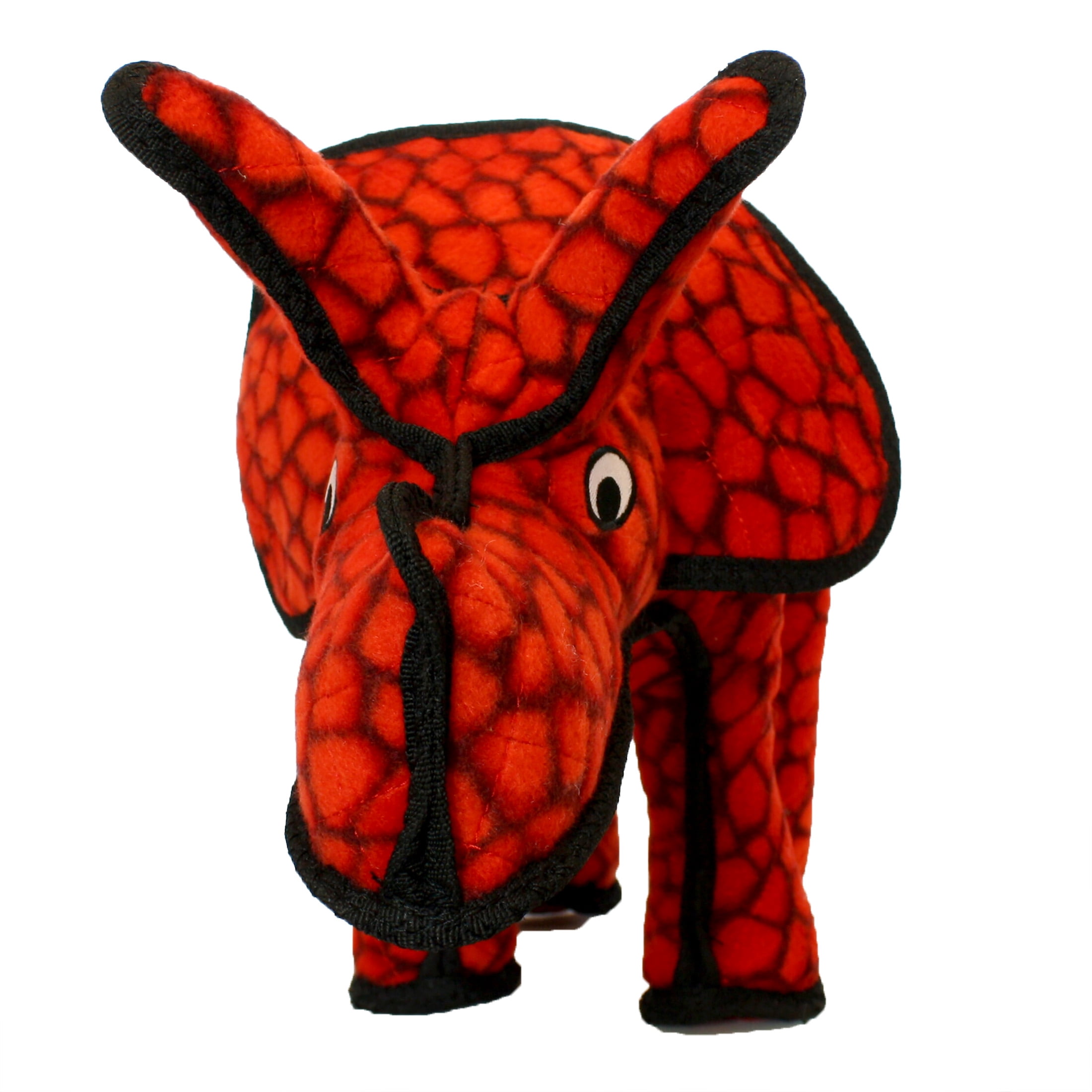 Tuffy Dinosaur Triceratops Durable Squeaky Plush Dog Toy