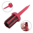 thumbnail image 4 of Uxcell 2.4 Inch Golf Tee Brush Top, 12 Pack Unbreakable Plastic Golfing Tees for Men and Women, Red, 4 of 6