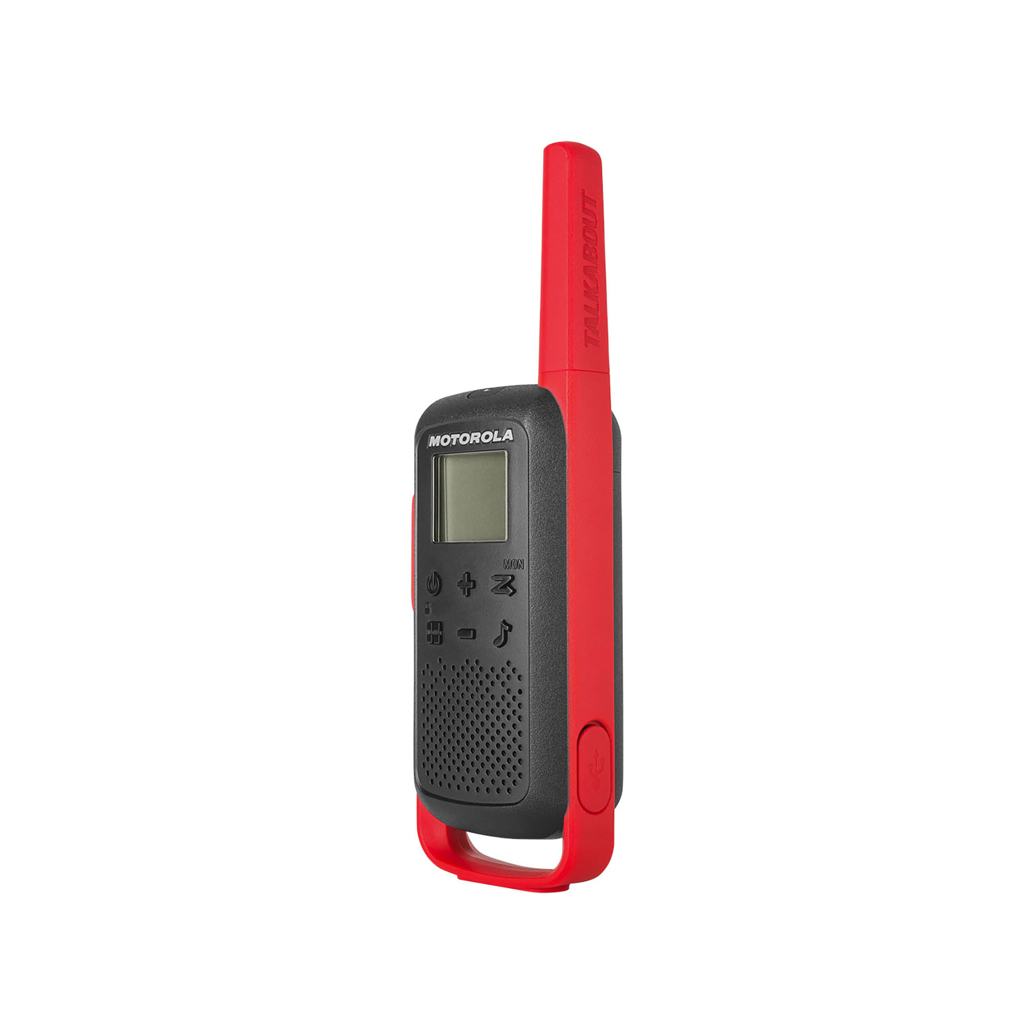Motorola Solutions T210TP Two-Way Radio Black with Red Three-Pack 