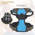 thumbnail image 6 of MoNiBloom No Pull Mesh Dog Harness for Small Dogs, Reflective Vest Pet Harness with Control Handle, Sky Blue S, 6 of 9
