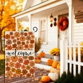 thumbnail image 2 of Shmbada Fall Pumpkins Garden Flag 12x18 Vertical Double Sided Welcome Autumn Thanksgiving Holiday Outside Decorations Burlap Yard Flag, 2 of 7