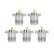 thumbnail image 1 of Adaptador de montaje en panel de latón de 4 orificios, copa de soldadura con brida, conector Coaxial RF SL16‑KFD‑3, 5 uds., 1 of 14