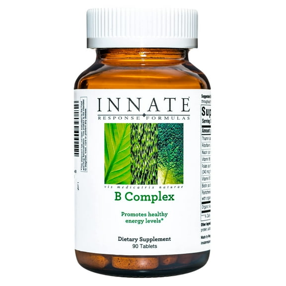 INNATE Response Formulas B Complex - B Vitamins for Energy & Metabolism - 90 Servings