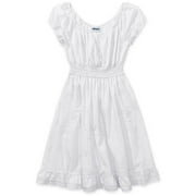 Juniors Cap-Sleeve Eyelet Dress