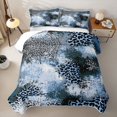thumbnail image 2 of Homewish Blue Ombre Cheetah Twin Quilt Set,Contemporary Art Twin Coverlet Set,2pcs, 2 of 7