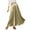 Beige, variant on Gfyviroh Skirts for Women Silk Satin Drawstring Elastic Waist Maxi Skirts Casual Lightweight Comfortable Long Skirts