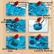 thumbnail image 2 of Máquina Limpieza Pinceles Con Botón Drenaje para Adultos Y Artistas () Azul, 2 of 9