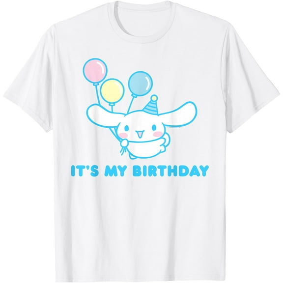 Cinnamoroll It's My Birthday Party DTG Print Unisex T-Shirt
