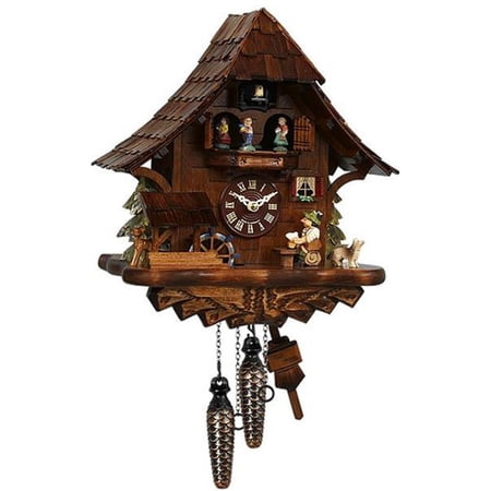 Alexander Taron 14 Engstler Black Forest Weight-Driven Full Size Cuckoo Wall Clock