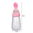 thumbnail image 5 of 125ml Feeding Bottle with Cover Fresh-keeping Food Grade Material Baby Food Dispensing Spoon for Newborn, 5 of 7