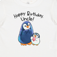 thumbnail image 4 of Inktastic Happy Birthday, Uncle Cute Penguins Boys or Girls Baby T-Shirt, 4 of 5