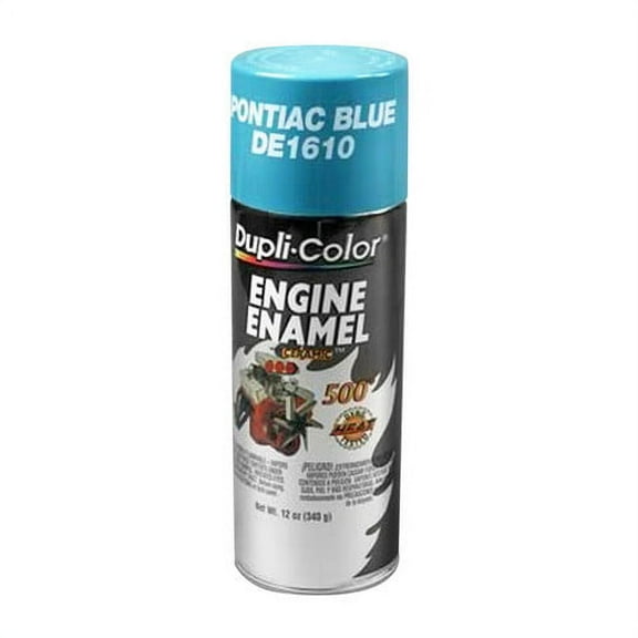 1PK Duplicolor DE1610 Engine Enamel Paint, Pontiac Blue, 12 Oz Can