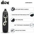 thumbnail image 2 of DDOXX Reflective Retractable Dog Lead - Available in Multiple Colors & Sizes - Ideal for Dogs, Puppies & Cats - Black - XS - 3m - up to 8 kg., 2 of 8