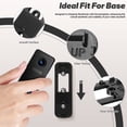 thumbnail image 3 of SOPOTUTU Doorbell Replacement Backplate Black ABS 1Pcs Universal Door Compatibility, 3 of 7