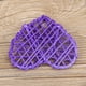 thumbnail image 2 of 6 bolas de ratán decorativas en forma de corazón para decorar bodas y fiestas (morado), 2 of 10