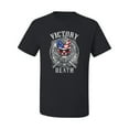 thumbnail image 2 of Wild Bobby, American Skull Victory or Death, Pop Culture, Men Graphic Tees, Black, Medium, 2 of 3
