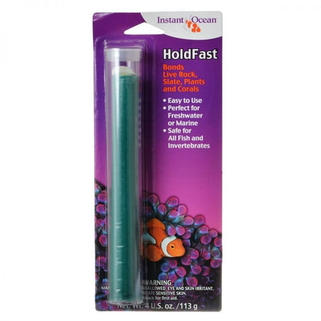 Instant Ocean HoldFast Epoxy Stick for Fish & Reef Aquariums 4 oz, 113.40 (Best Fish For Small Reef Tank)