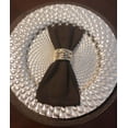 thumbnail image 3 of DAMAIE Handmade Napkin Rings Set of 6 Silver Dining Table Decoration, 3 of 7