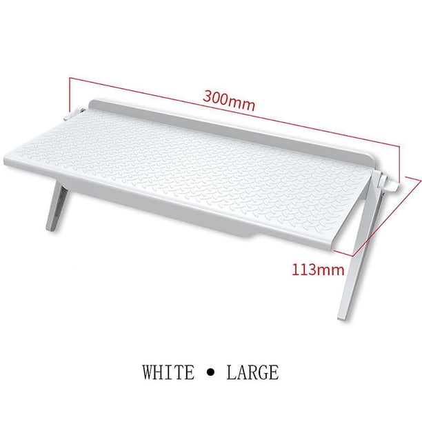 Adjustable TV Screen Top Storage Rack Holder Computer Monitor Desktop Stand Rack