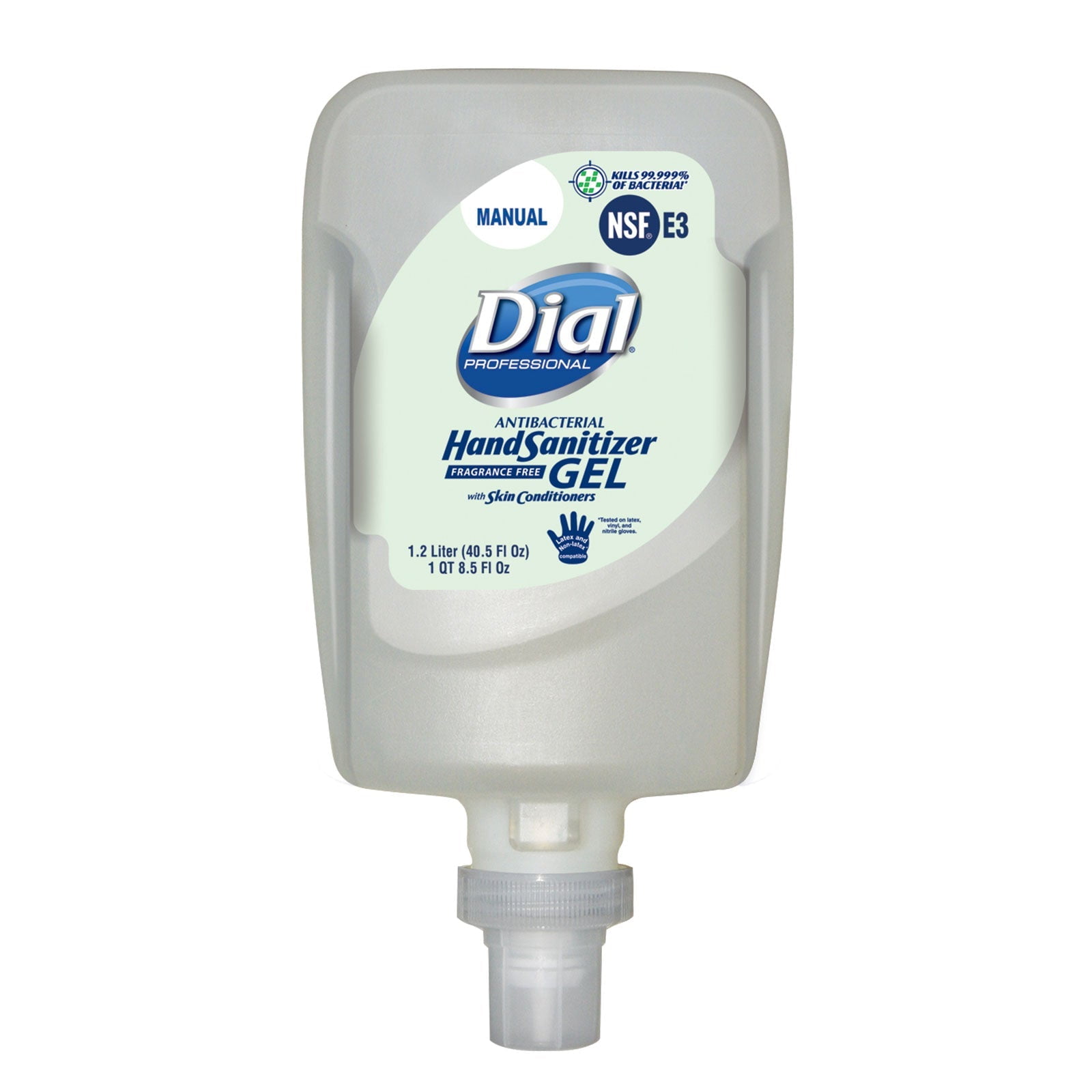 Dial® FIT® Universal Manual Antibacterial Gel Hand Sanitizer 1.2L