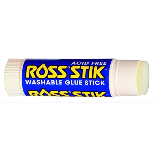ROSS 055986 NonToxic Glue Stick, 0.3 Oz. White