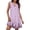 Purple, variant on WTOBBY Women's Fashion Floral Print Tank Dress A-Line Sleeveless Casual Summer Pocket Dress with Side Slits for Street Style and Urban Fashion,BeigeL