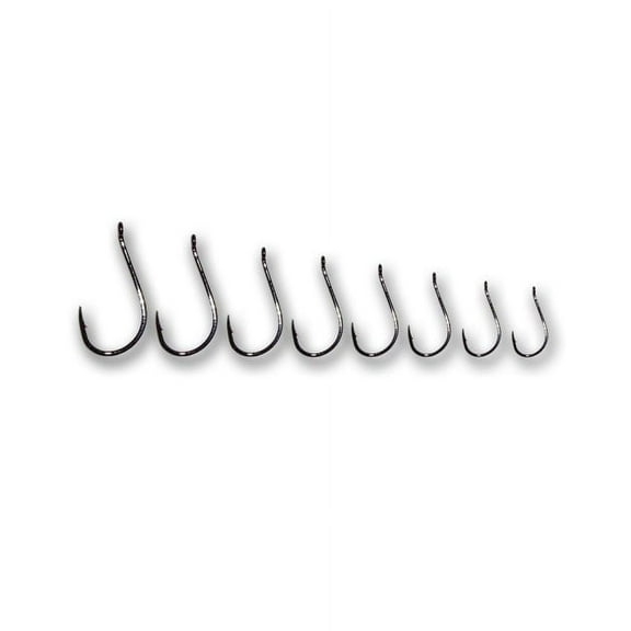 Raven Specialist Black Fishing Hooks Pack of 25 Sizes 1-14 Hook Size: 14