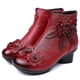 thumbnail image 2 of Vintage Boots Genuine Leather Ankle Boots New Winter Women Warm Shoes Soft Non-Slip Bottom Soles, 2 of 4