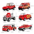 thumbnail image 4 of Juguete De Camión De Bomberos, Juguete De Coche De Rescate Contra Incendios, Modelo De Mini Vehículo De aleación Y Plástico A Escala, Regalo Impresionante Para Niños, 4 of 8