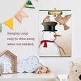 thumbnail image 5 of FMSHPON Christmas Snowman Pigeon Clipboard Hardboard Wood Nursing Clip Board and Pull for Standard A4 Letter 13x9 inches, 5 of 5